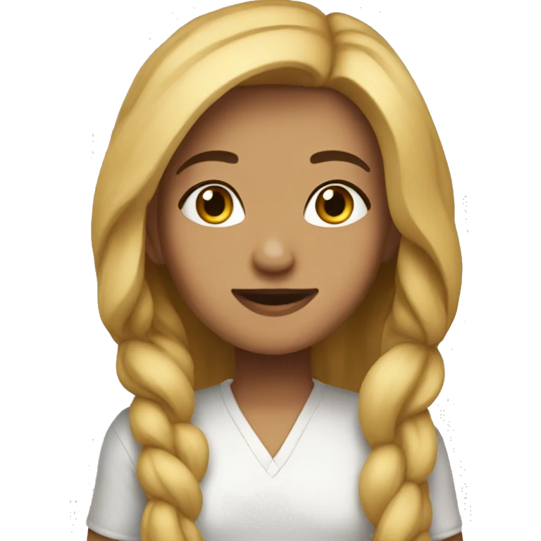 a becky wearing a coby emoji
