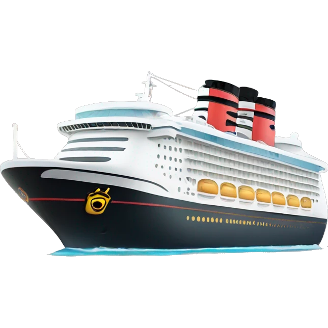 Disney cruise ship emoji