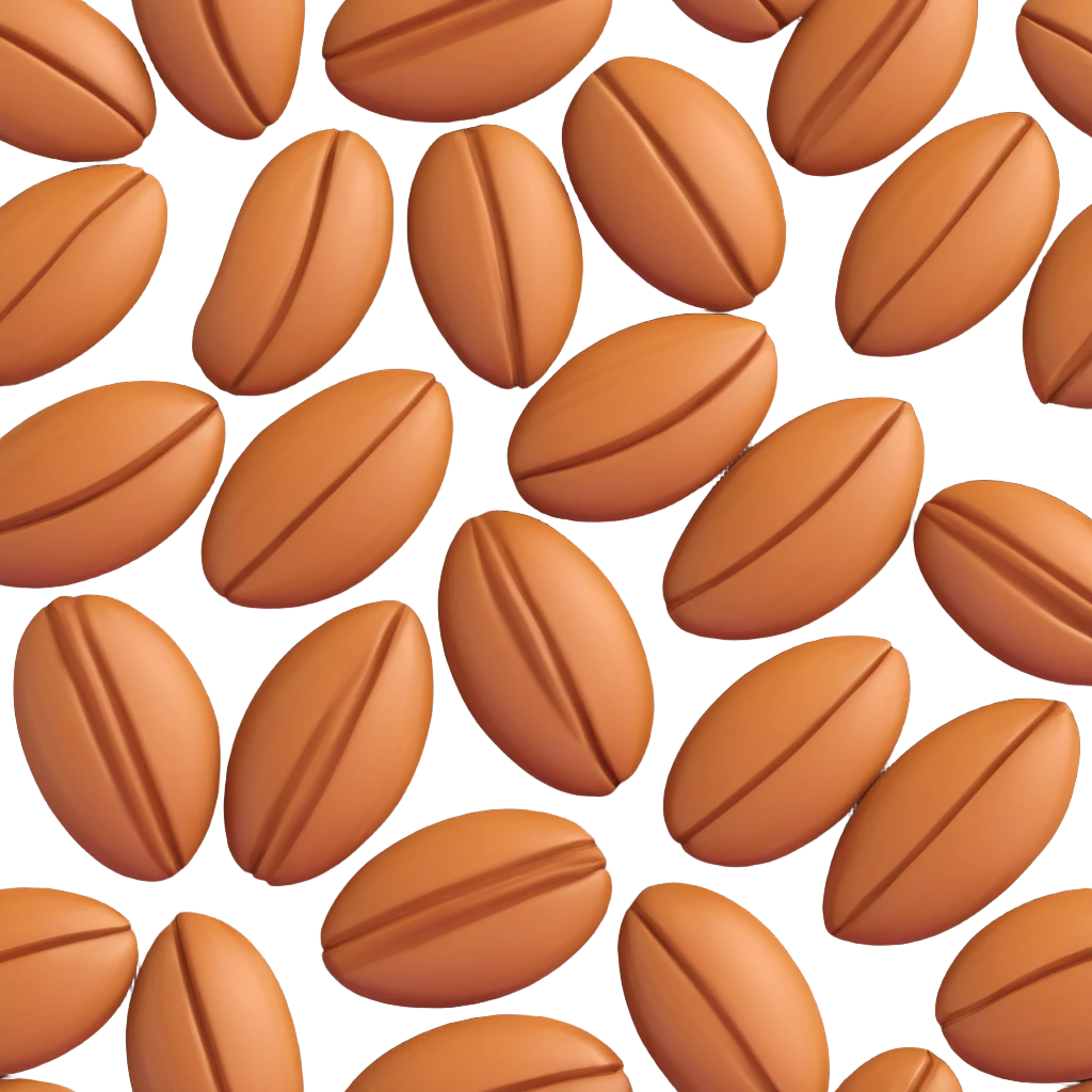 pecan halves, two or three, deep brown, grooved, curved, glossy, ridged, warm nutty, small cluster, no shell, no background, clean 3D, soft lighting, transparent background, emoji scale emoji