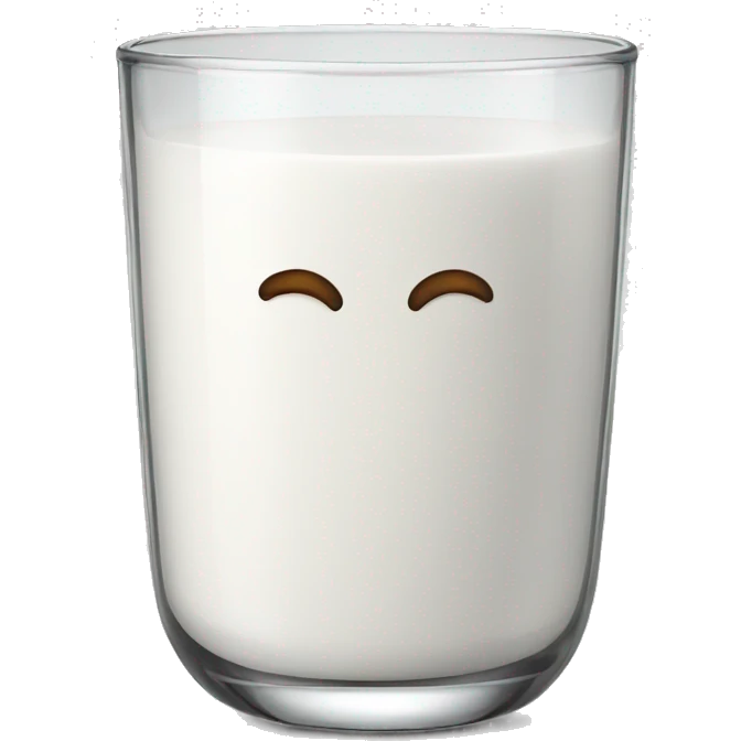 mælk i fire glas emoji