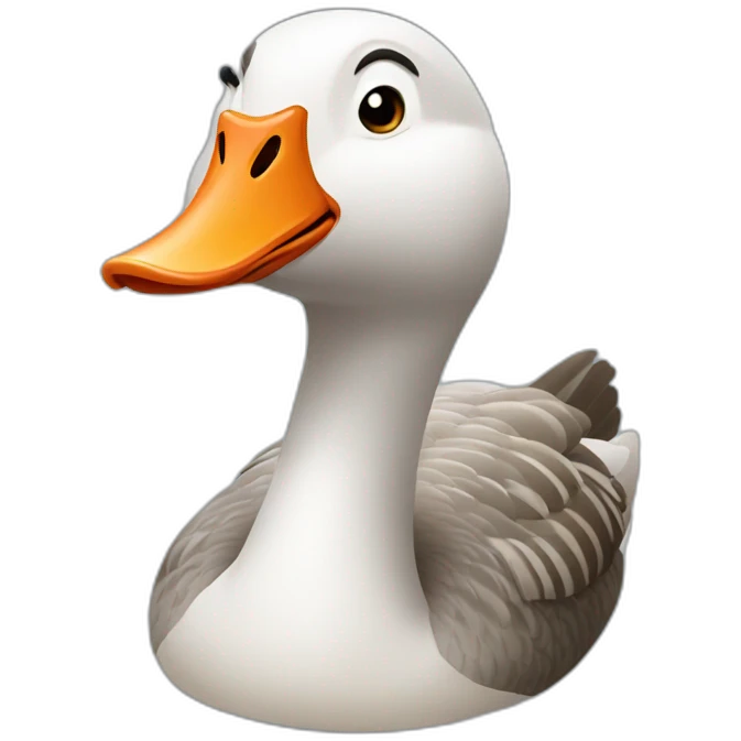 Goose happy emoji