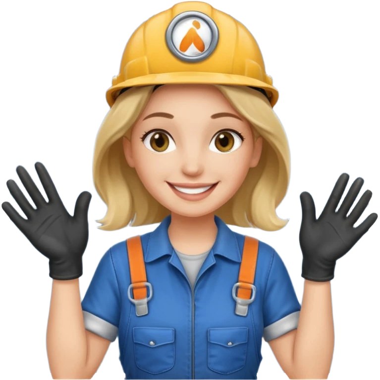 Female mechanic emoji