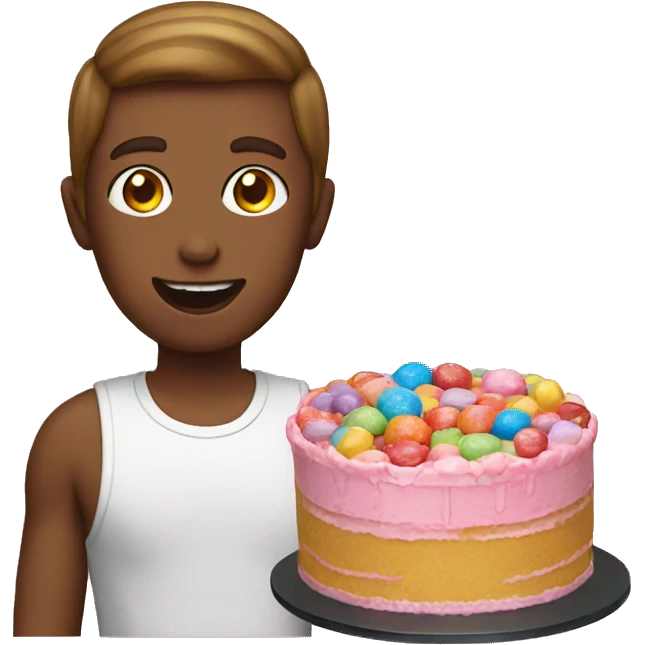 Candy cake emoji