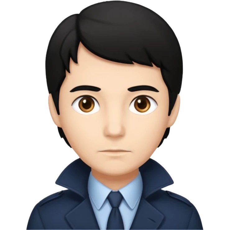 Generate 
1 detective she's white hair covered light eyes fair skin
1 detectective she's black NO HIJAB HAIR OUT BROWN skin  emoji