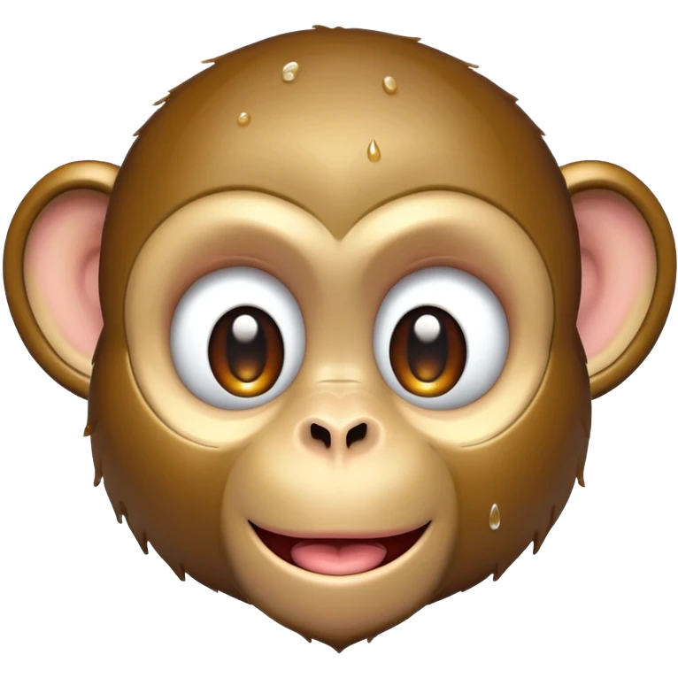 Watery monkey emoji