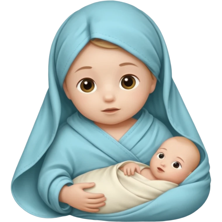 baby in a swaddle emoji