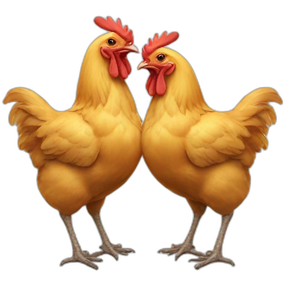 two headed chicken emoji