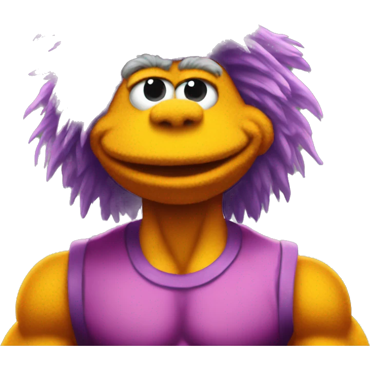 fraggle rocks hot muscle trainer emoji