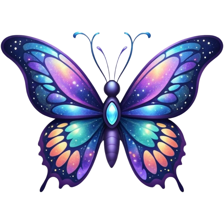 Galaxy Vortex Butterfly emoji
