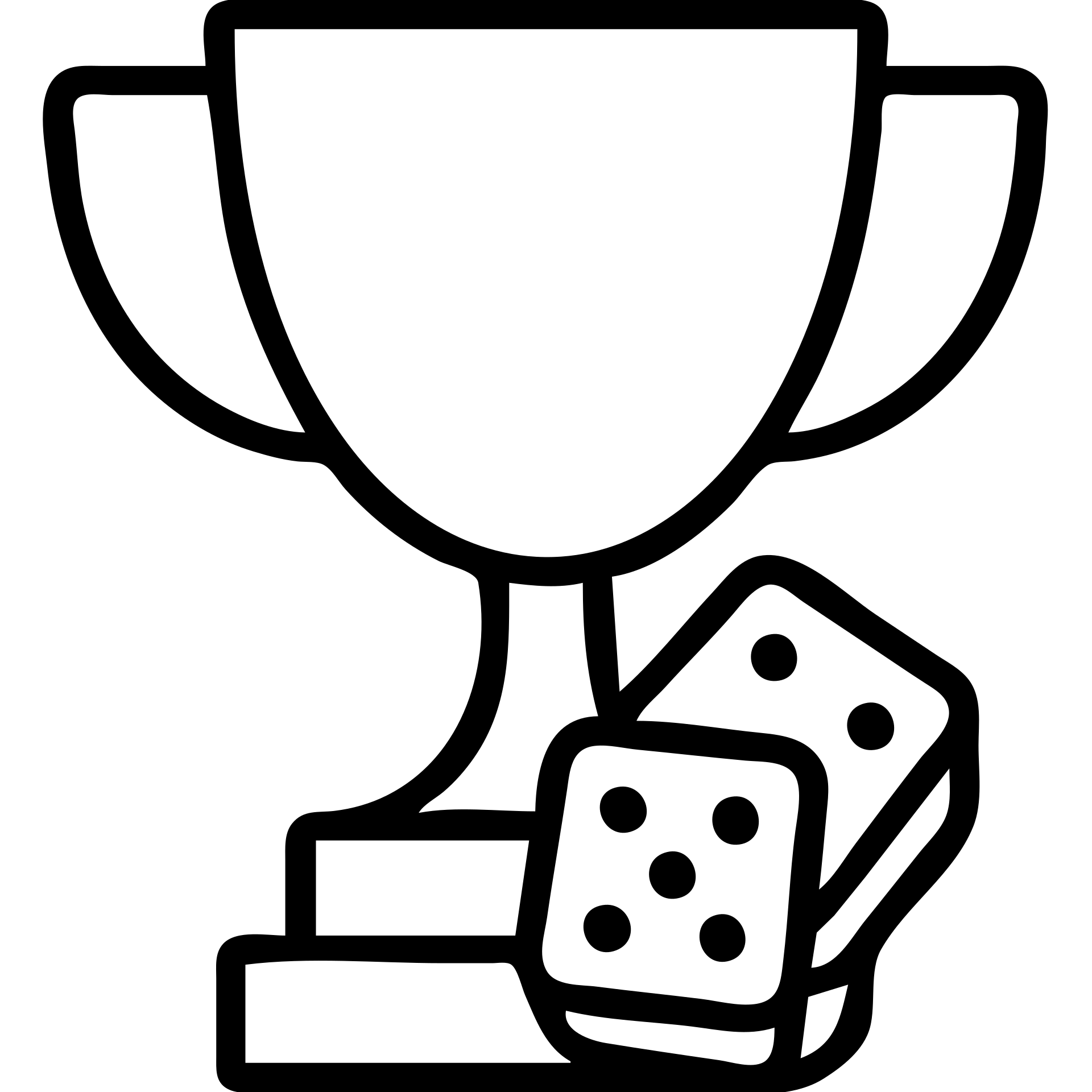 minimalist betting logo with a trophy and dice, clean lines emoji
