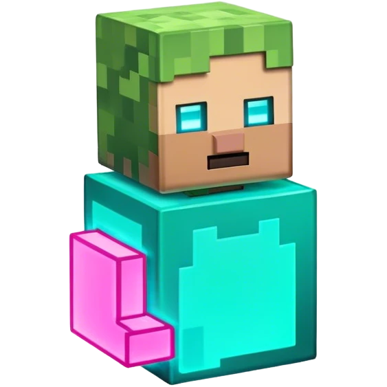 Minecraft neon ￼ emoji