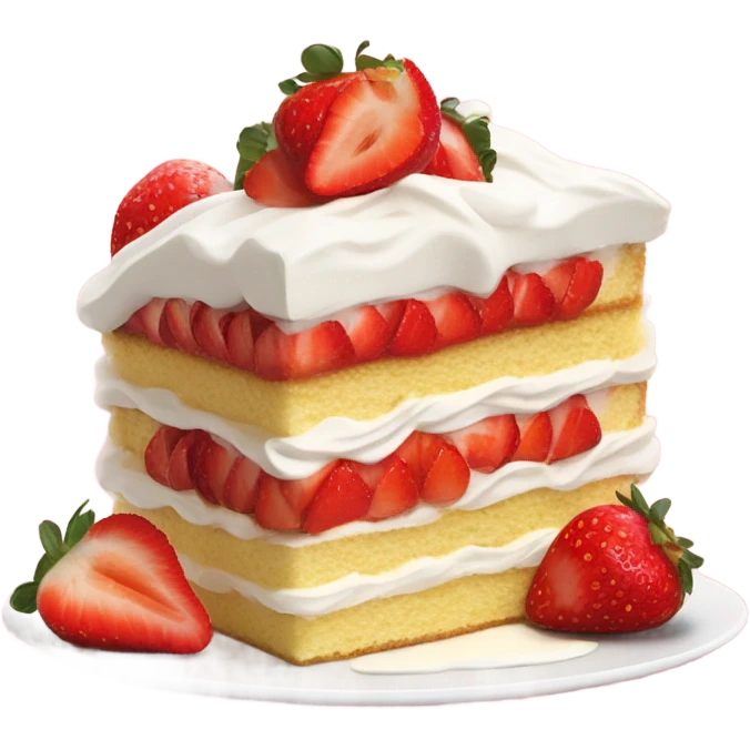 Strawberry shortcake emoji
