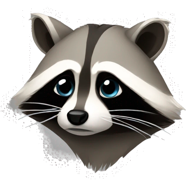 raccoon sad emoji