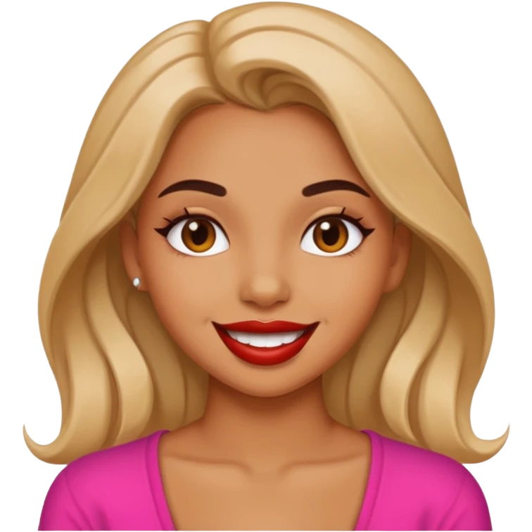 A baddie girl cute vibes  emoji