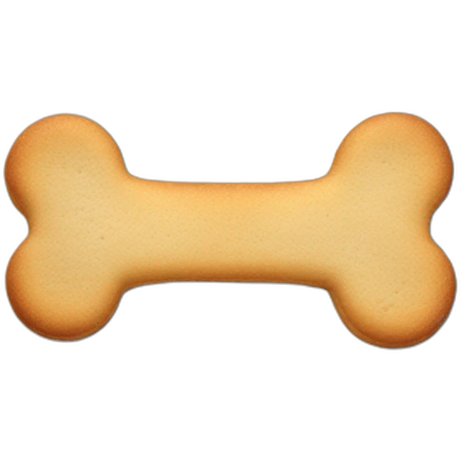 Dog cookie bone emoji