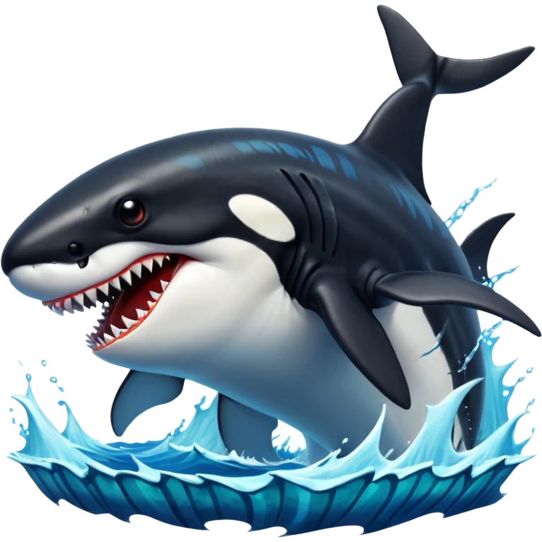 Orca godzilla vs shark zilla emoji