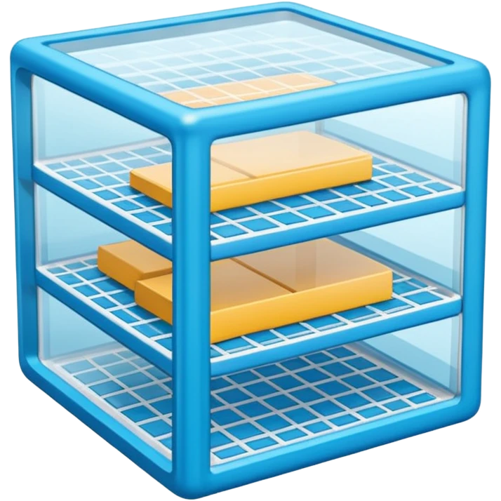 Clear box organizer emoji