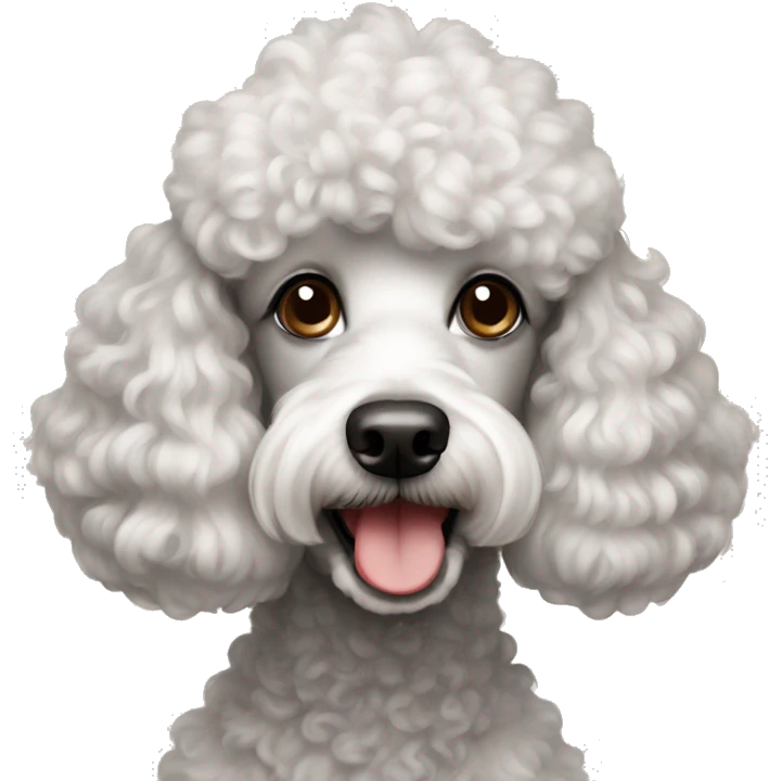 Dog poodle emoji