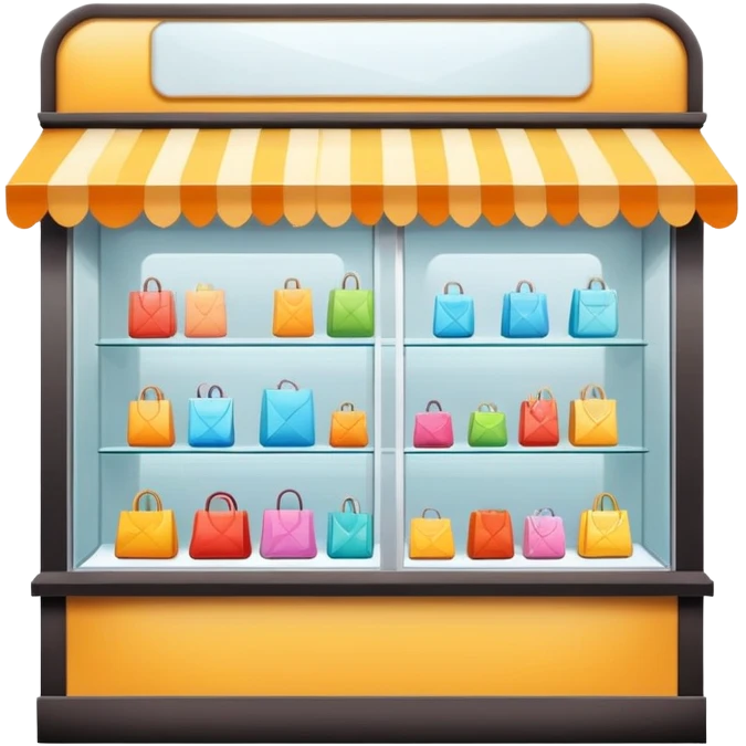 retail shop storefront with display window emoji