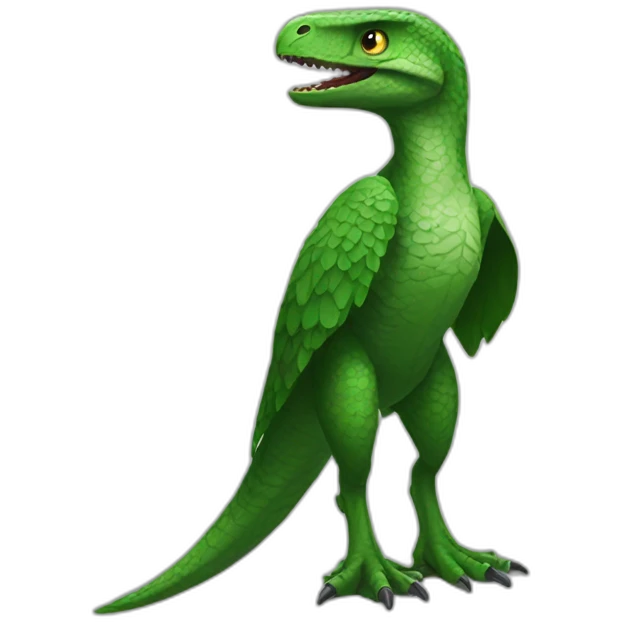 green raptor LOL title emoji