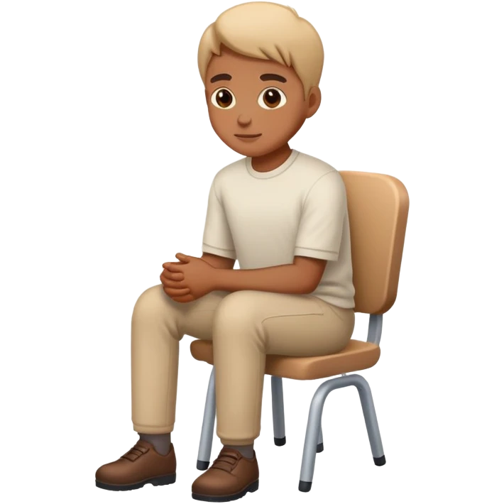 somebody sitting down emoji