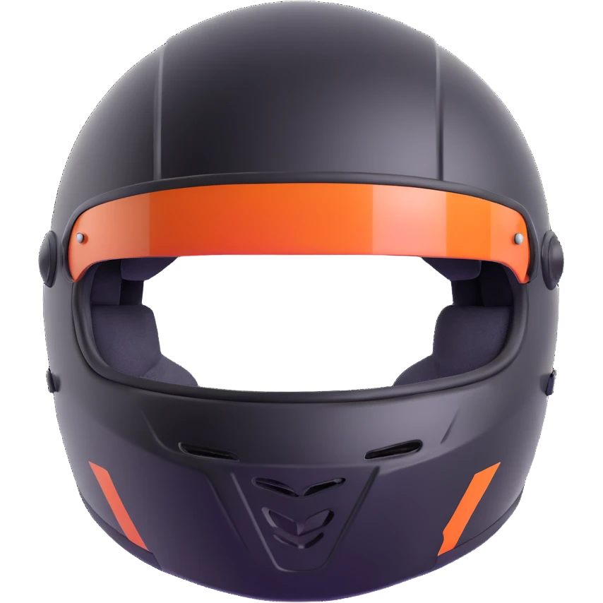 racing driver helmet emoji