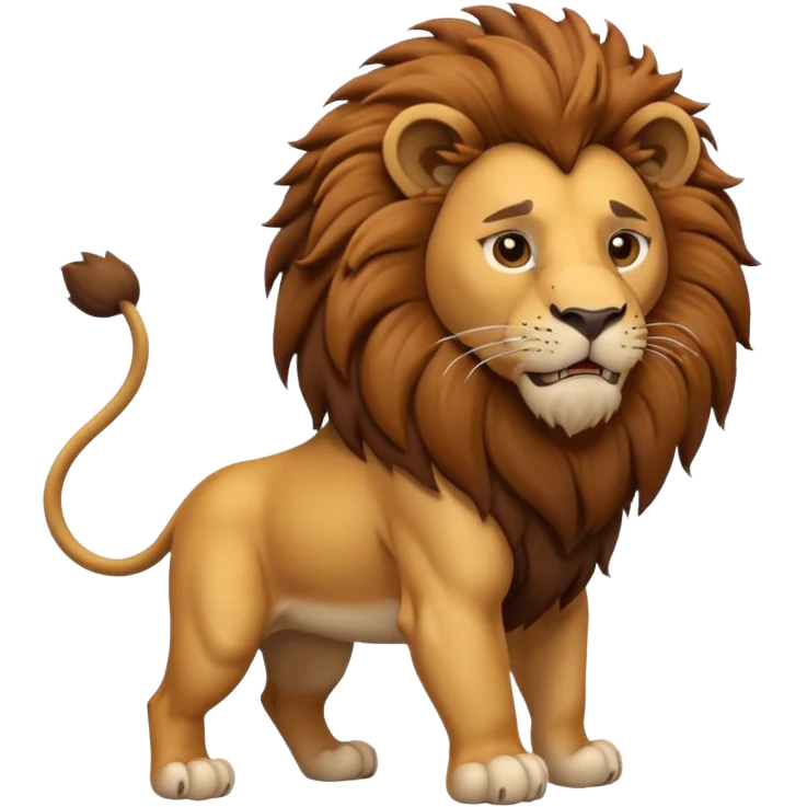 Un lion qui bouge ses fesses emoji