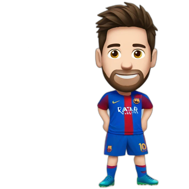 Messi en train de fumer emoji