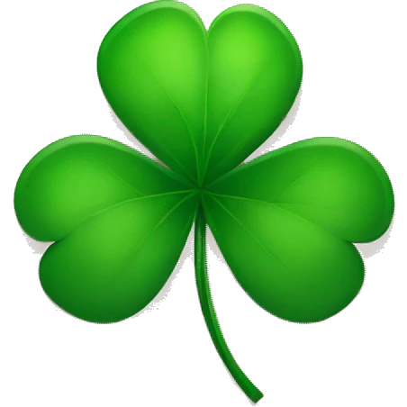 5 leaf clover  emoji