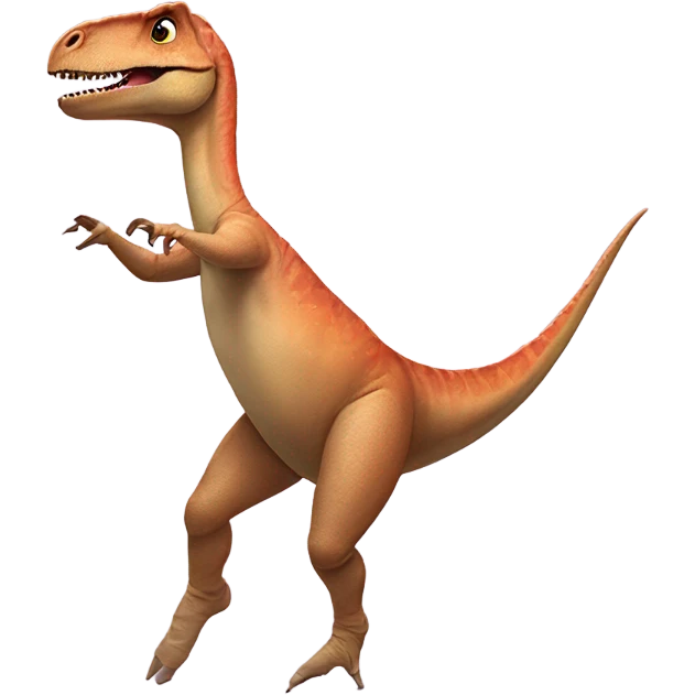 dinosaur doing ballet on pointe emoji