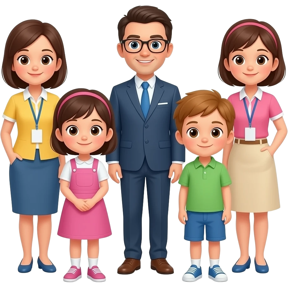 profesores de niños emoji