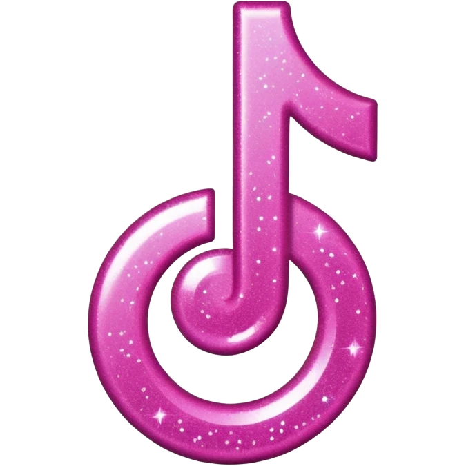 glitter pink symbol TikTok emoji