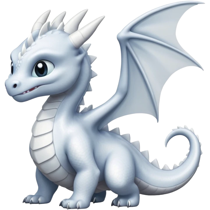 Light fury from how to train your dragon emoji