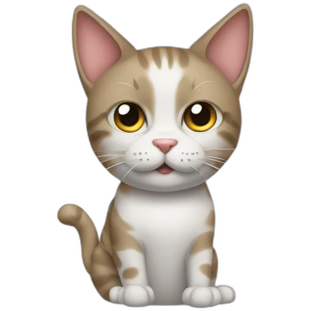 cat with scisors hand emoji