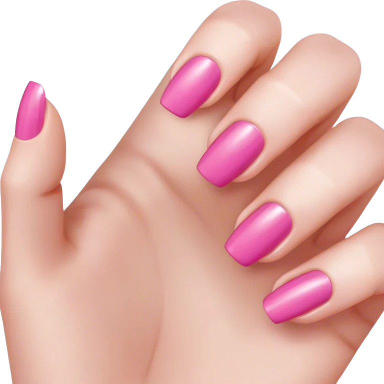 Pink nails  emoji
