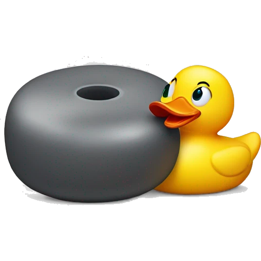 Rubber Duck curling stone emoji