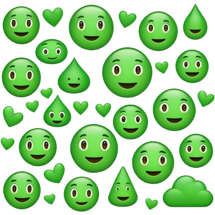 Green emojis emoji