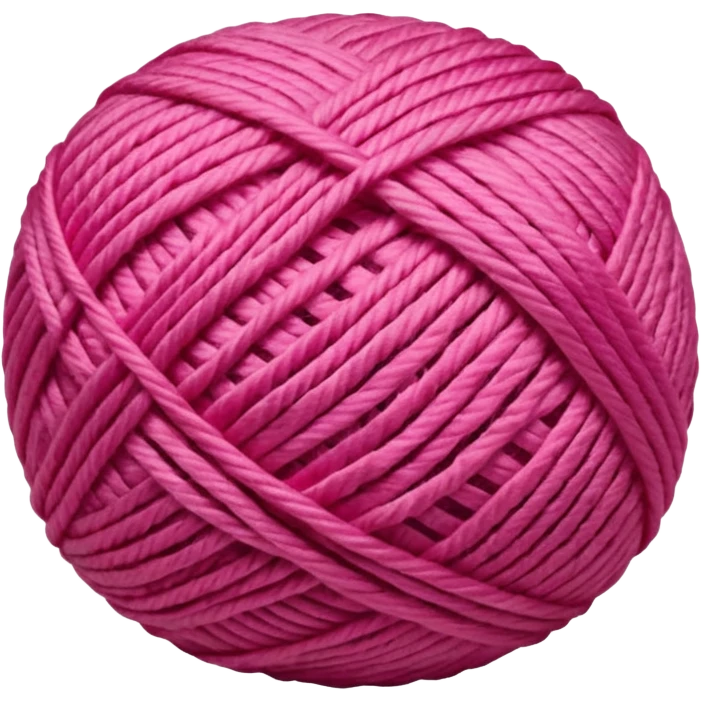Pink yarn emoji