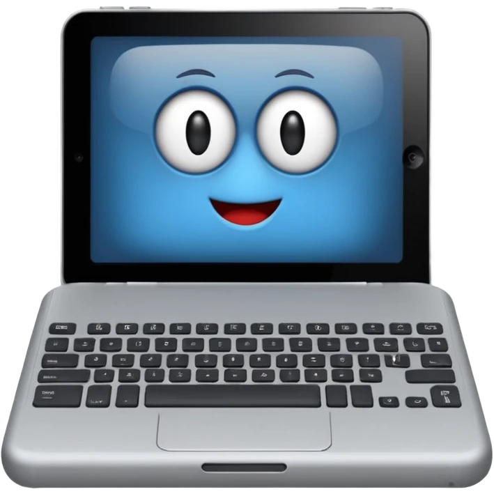 En mus der spiller computer  emoji