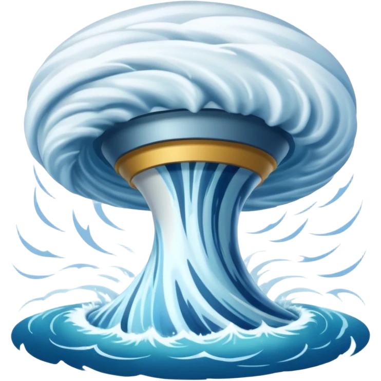 Tornado Tsunami emoji