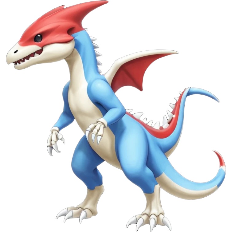 Shiny Koraidon-Latios-Marowak-Fakémon-hybrid-creature (full body)  emoji