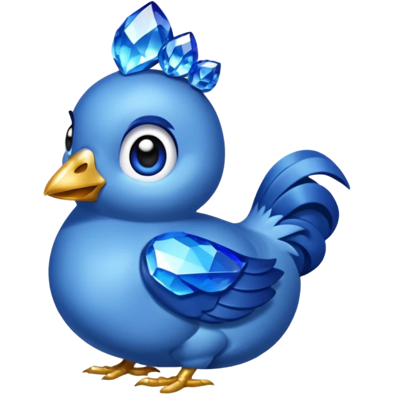 Sapphire Gem hen emoji