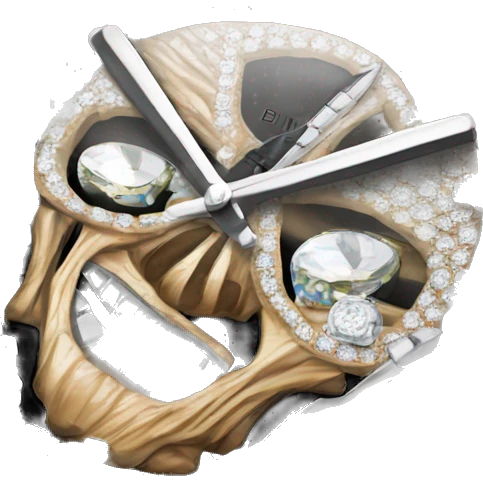 Piguet Royal Oak Skeleton daimond watch emoji