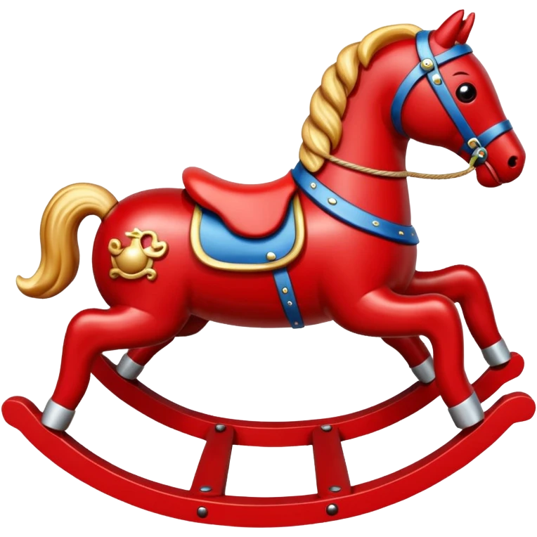 red Rocking Horse emoji