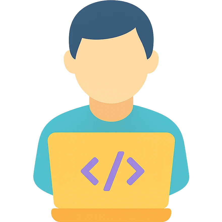 coder at a computer emoji