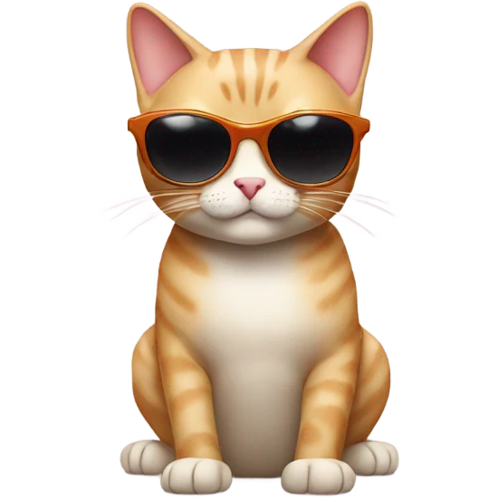 tobby cat with sunglasess emoji
