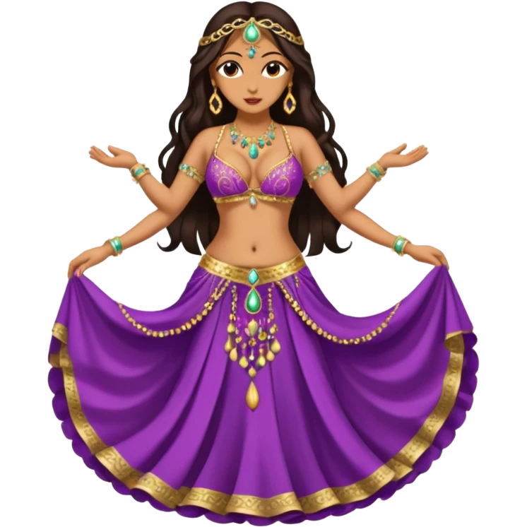 naked bellydancer with giant enlarged boobs emoji