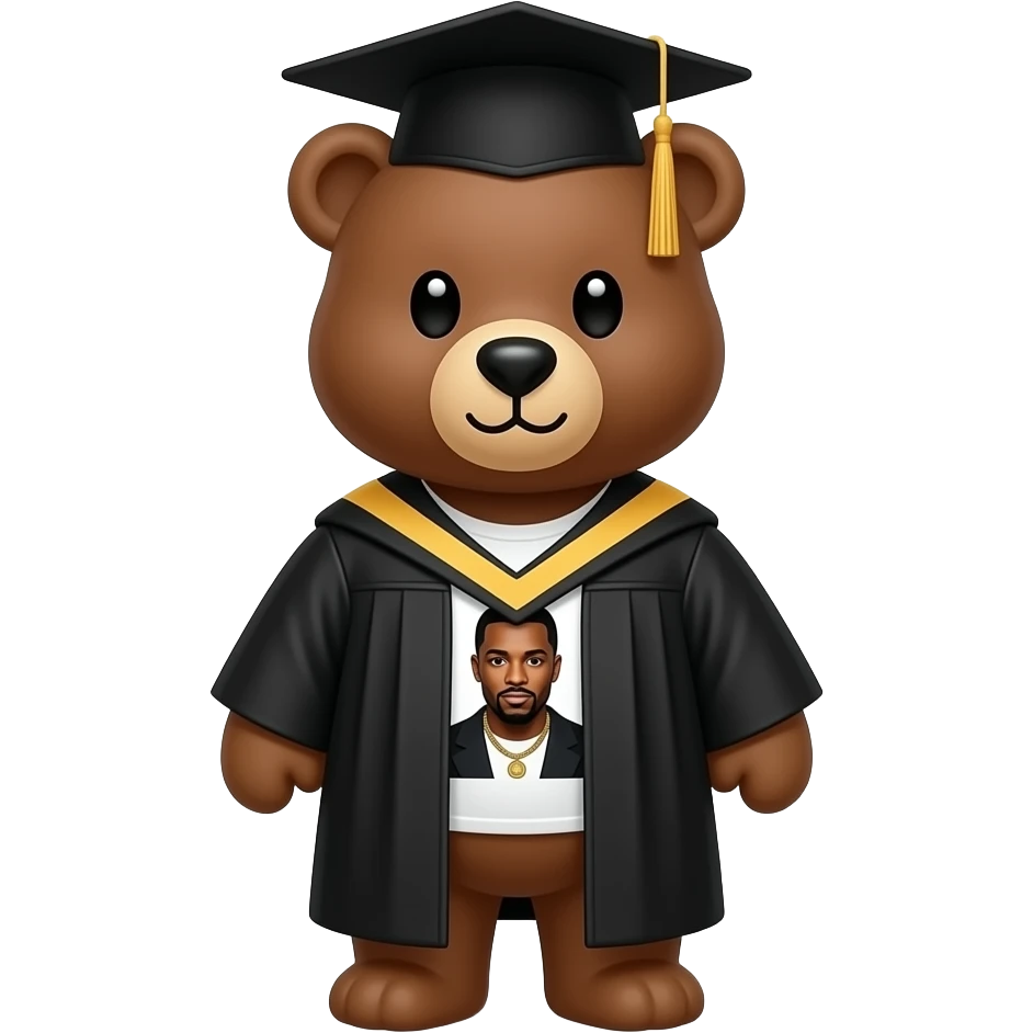 Kanye west 's graduation bear emoji