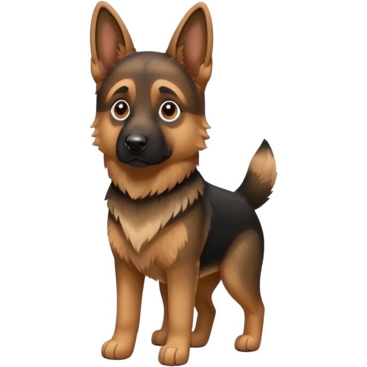 German Shepard emoji