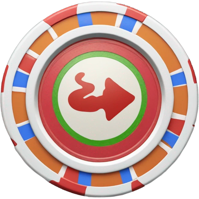 poker chip emoji